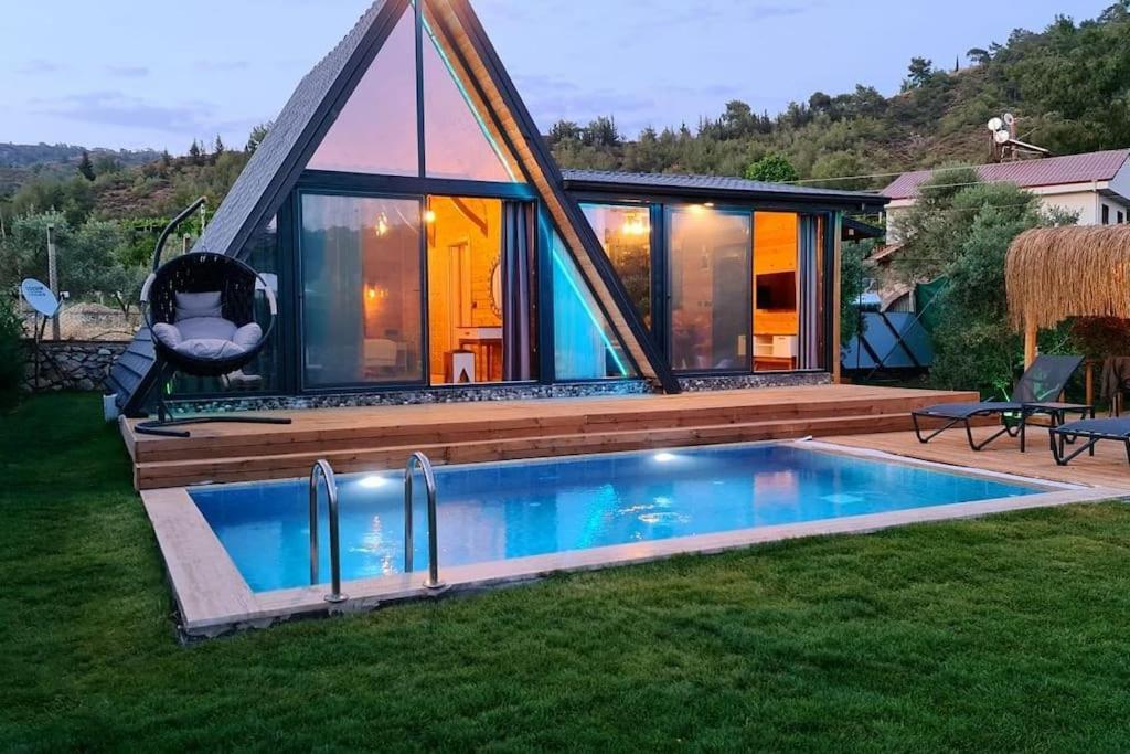 Villa Zeytin Havuzlu Jakuzili Fethiye Exterior photo